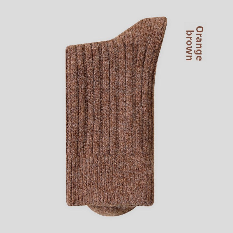 Men's Wool Warm Antibacterial Mid-Tube Socks