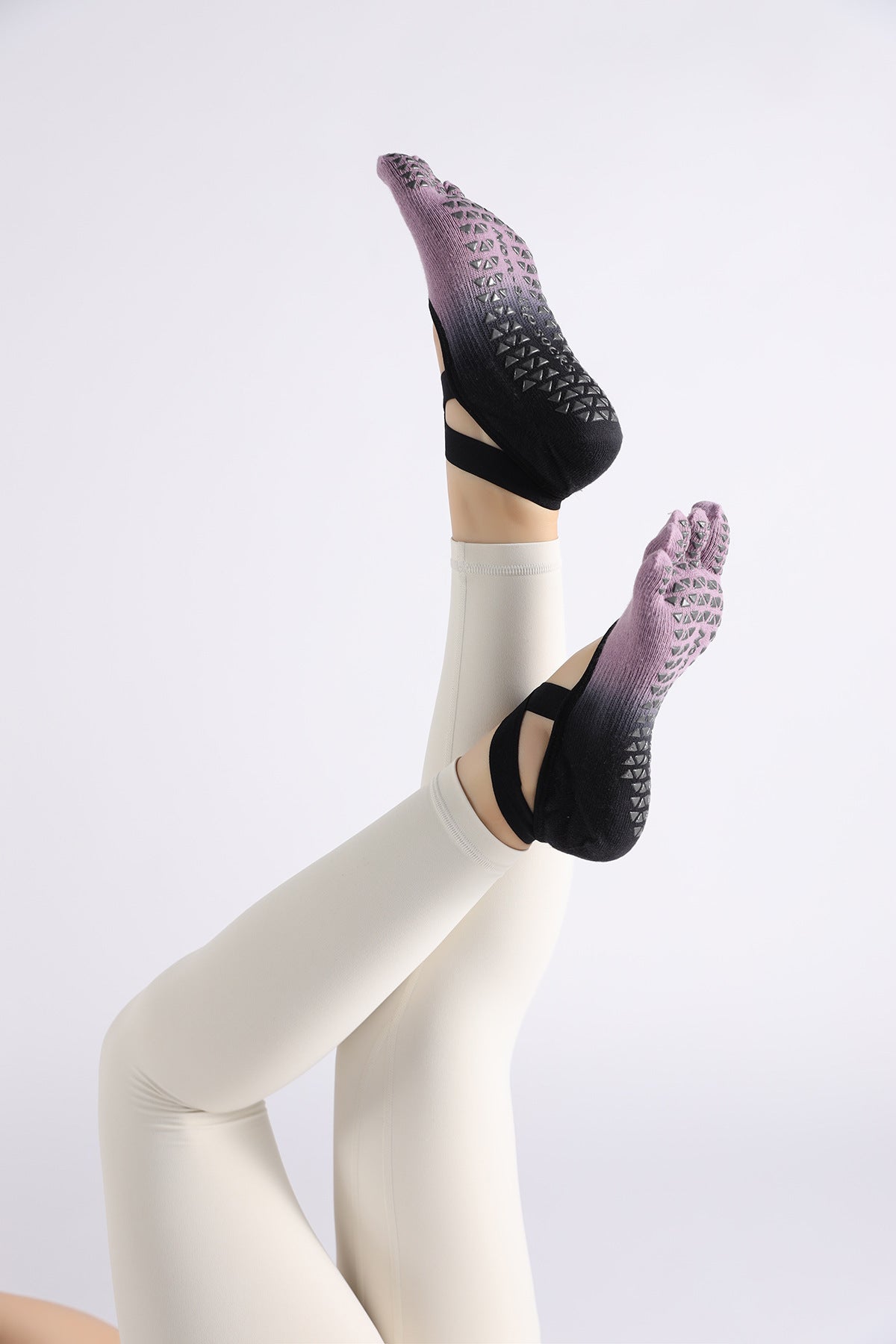 Yoga Socks Anti-Slip Five-Toe Cotton Fitness Socks