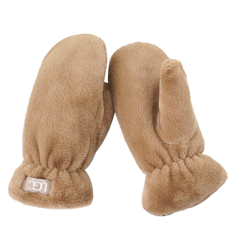 Women's Winter Fleece-Lined Windproof Warm Gloves