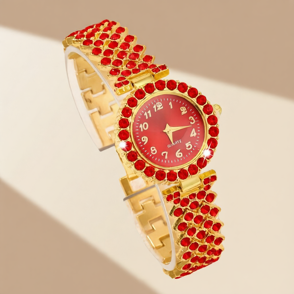 Ladies' watches with rhinestones