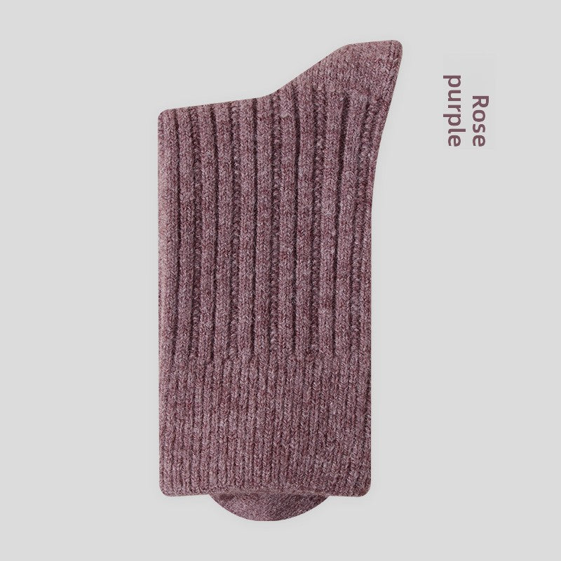 Men's Wool Warm Antibacterial Mid-Tube Socks