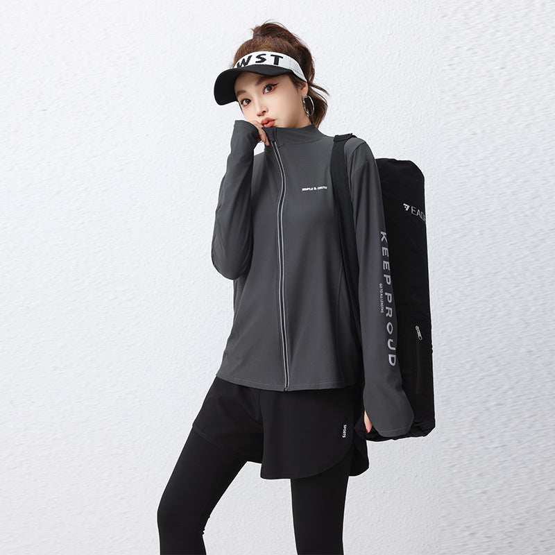 women’s yoga two-piece fitness set