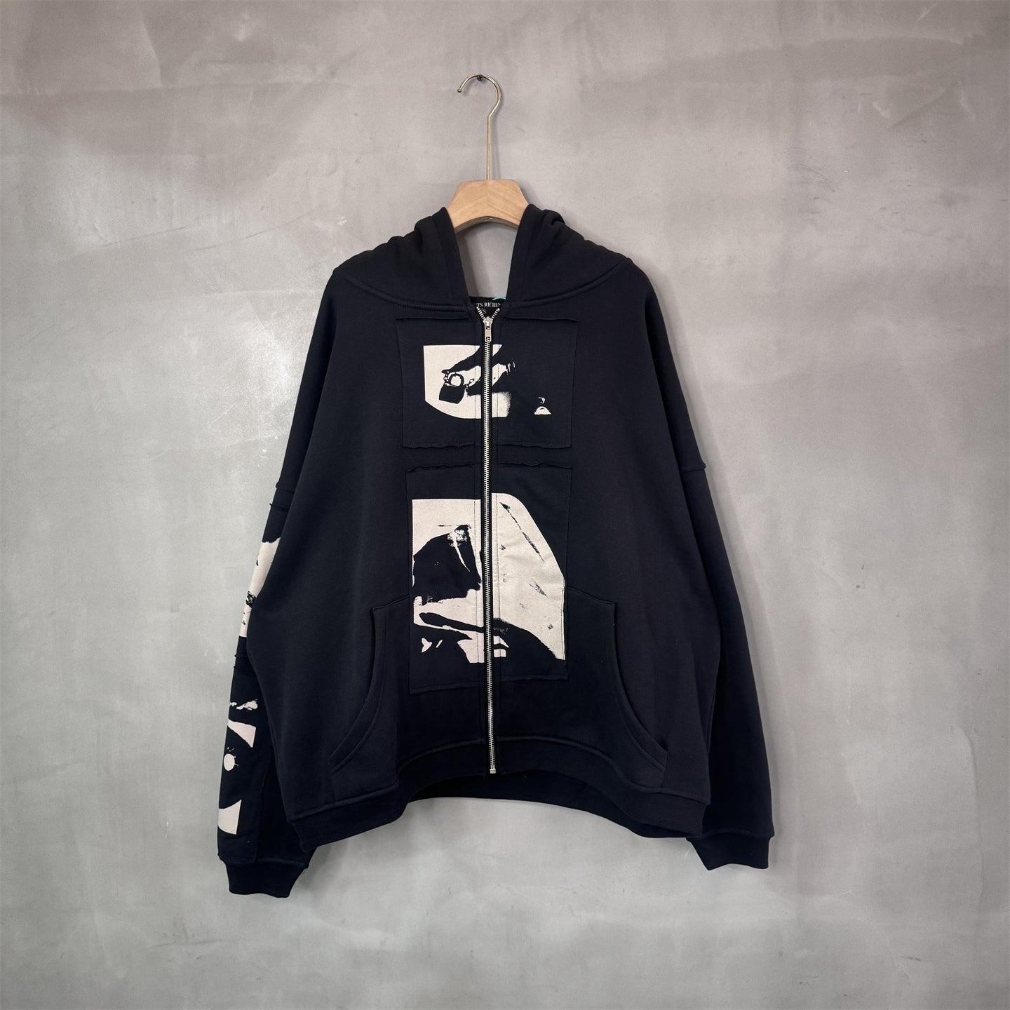 Erd Vintage Hooded Zipper Cardigan Sweatshirt