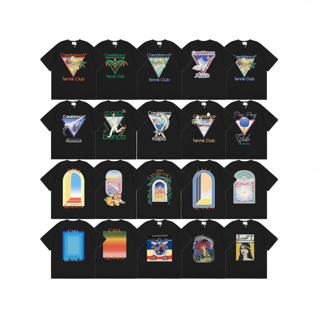 Loose short-sleeved T-shirts for both men and women