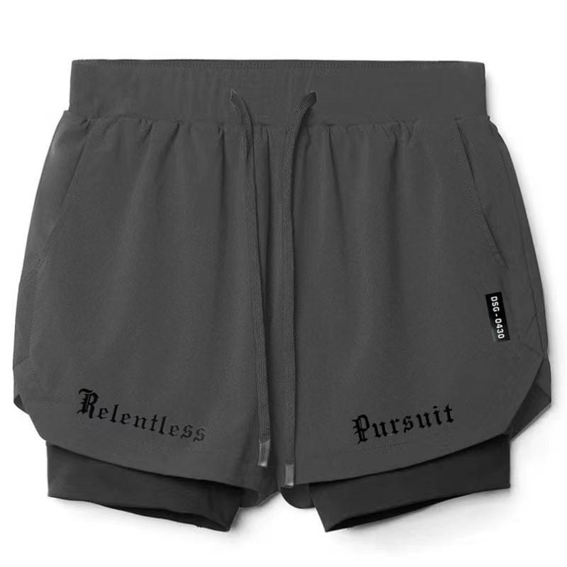 Men's Double-layer Breathable Sports Shorts