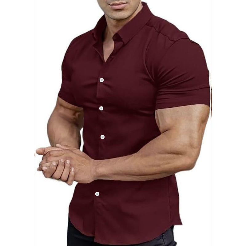 Solid-Color Shirts for Men