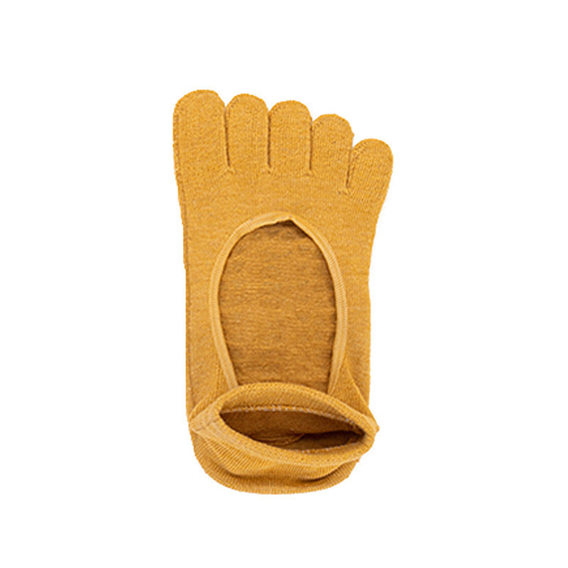 Yoga Socks Anti-Slip Five-Toe Cotton Fitness Socks