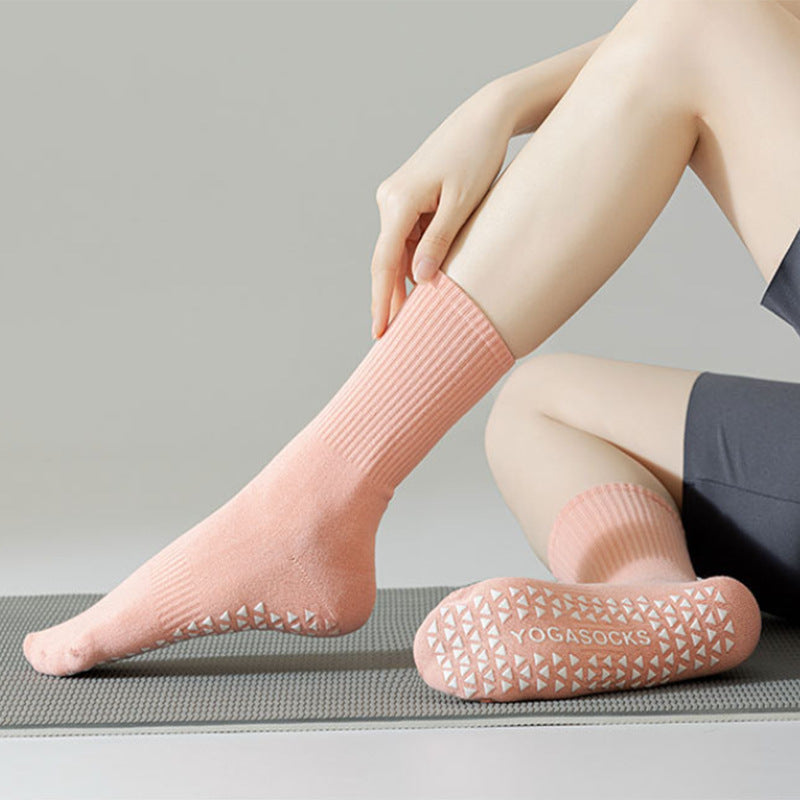 Yoga Socks Anti-Slip Five-Toe Cotton Fitness Socks