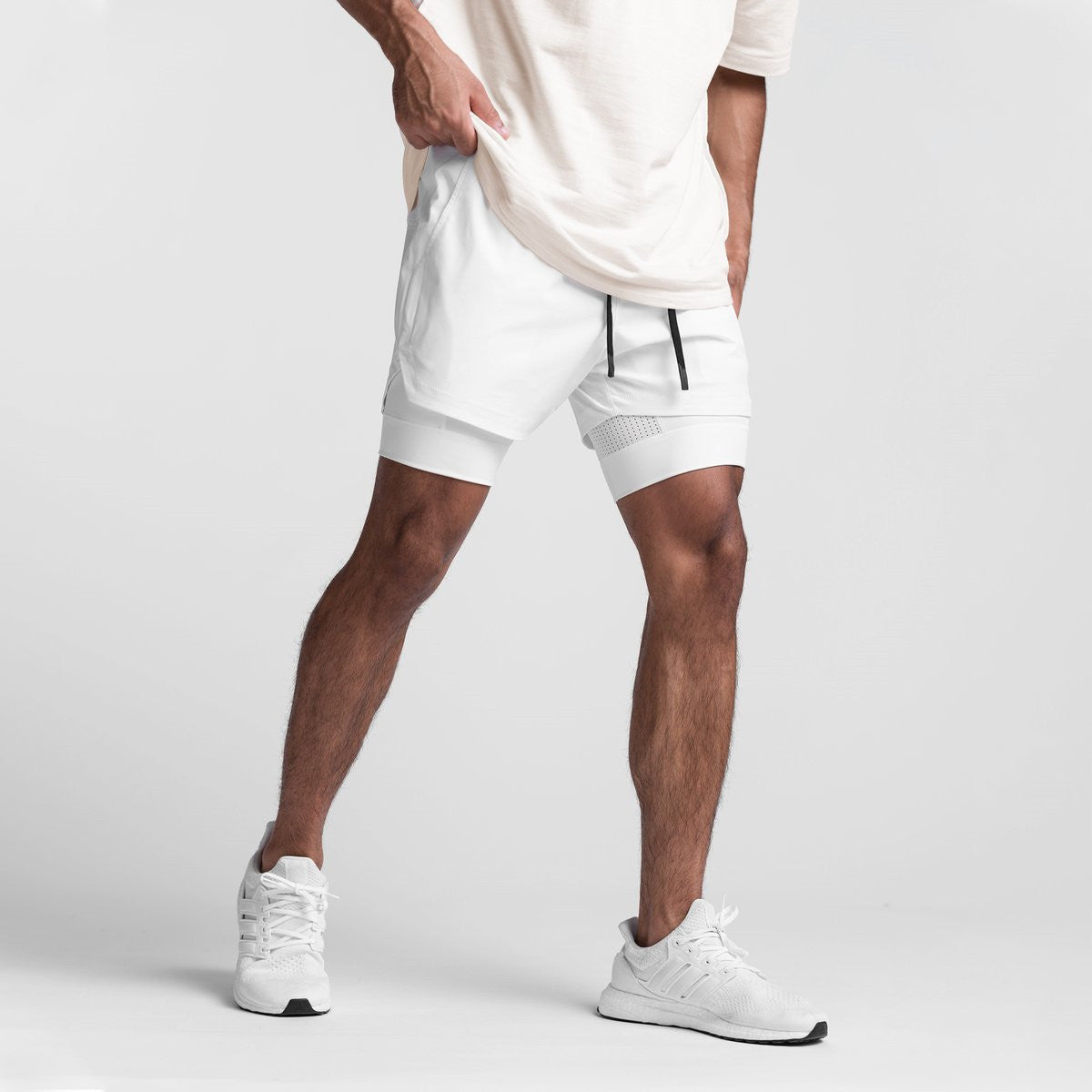 Men's Double-layer Breathable Sports Shorts