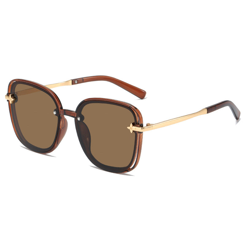 Sun protection retro sunglasses for women