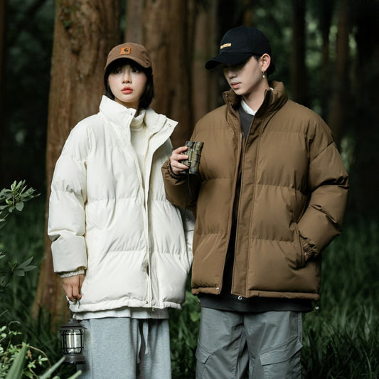 Men's Winter Fleece-Lined Cotton Jacket