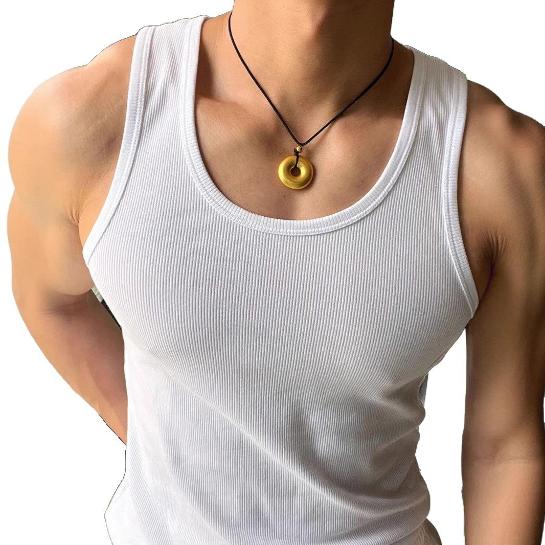 Men's sleeveless style for sports and fitness