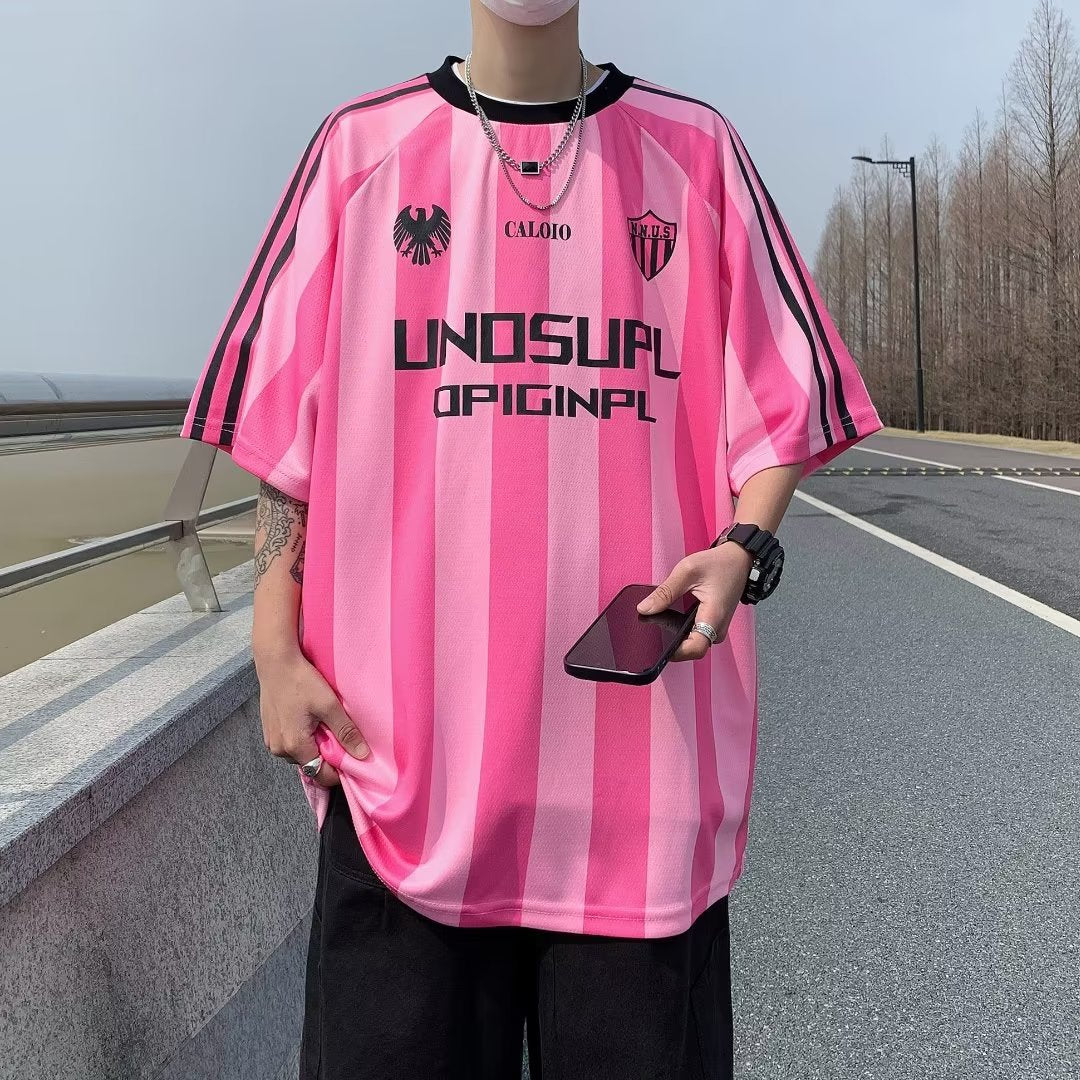 Summer striped short-sleeved T-shirts