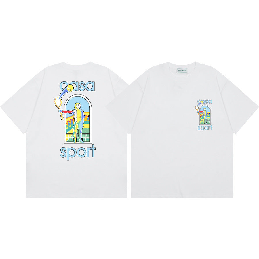 Loose short-sleeved T-shirts for both men and women