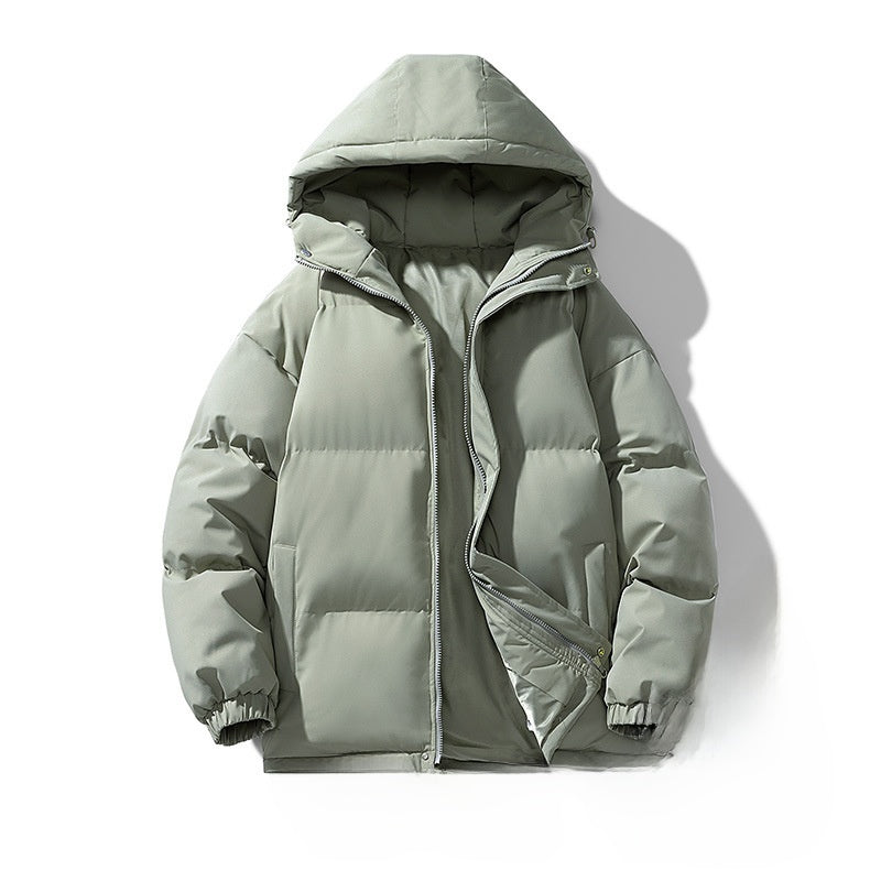 Men's Winter Fleece-Lined Cotton Jacket