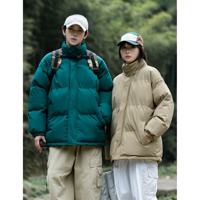 Men's Winter Fleece-Lined Cotton Jacket