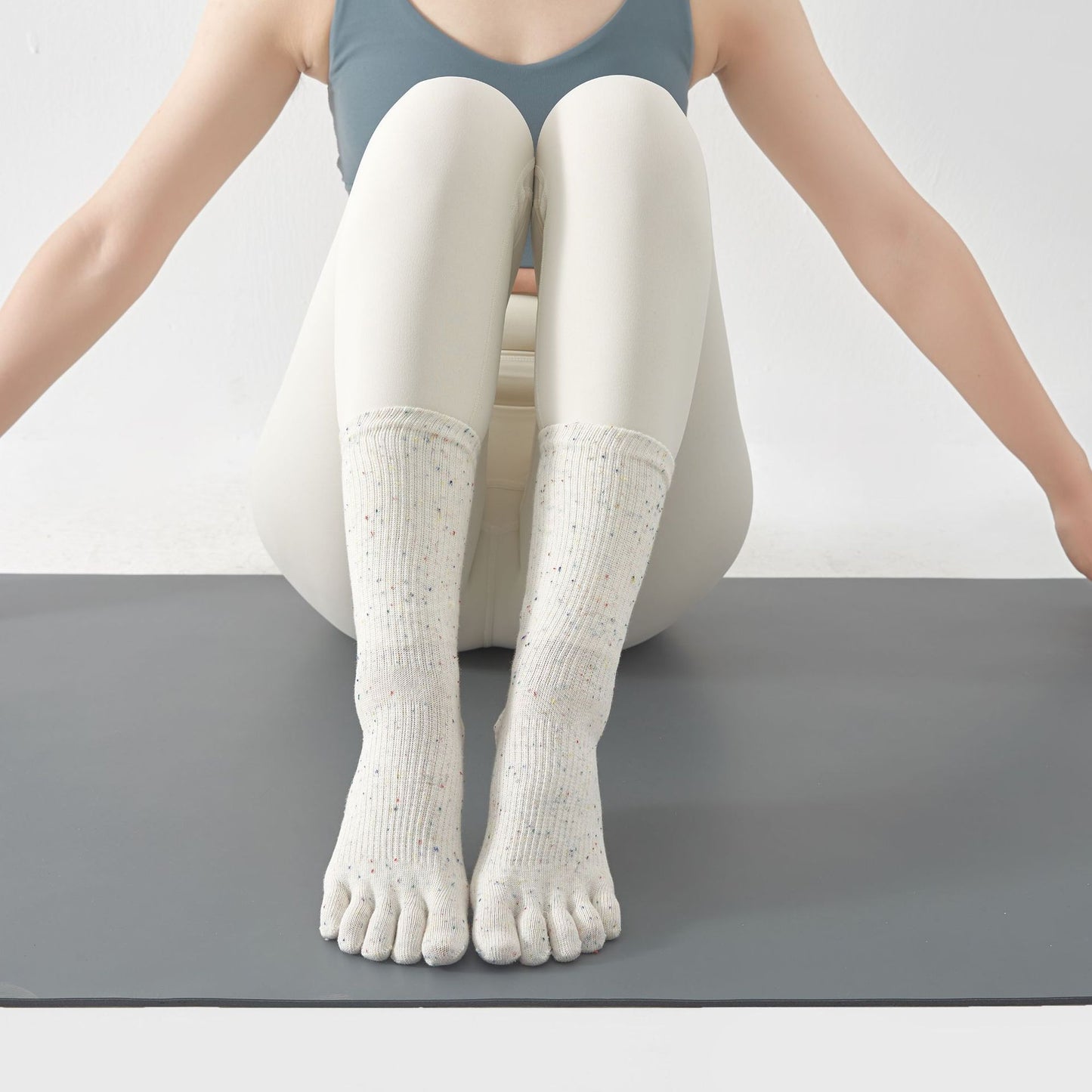 Yoga Socks Anti-Slip Five-Toe Cotton Fitness Socks