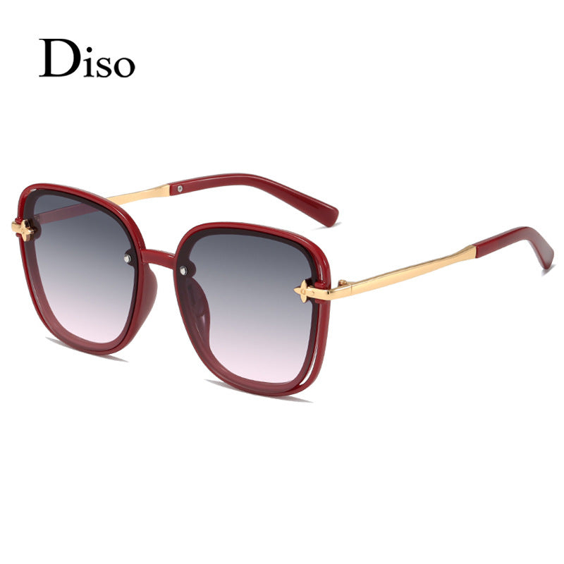 Sun protection retro sunglasses for women