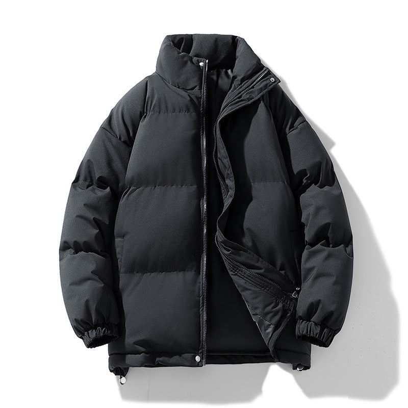 Men's Winter Fleece-Lined Cotton Jacket