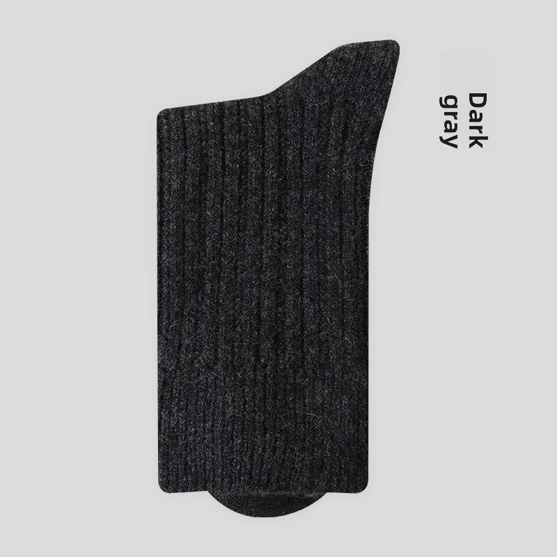 Men's Wool Warm Antibacterial Mid-Tube Socks