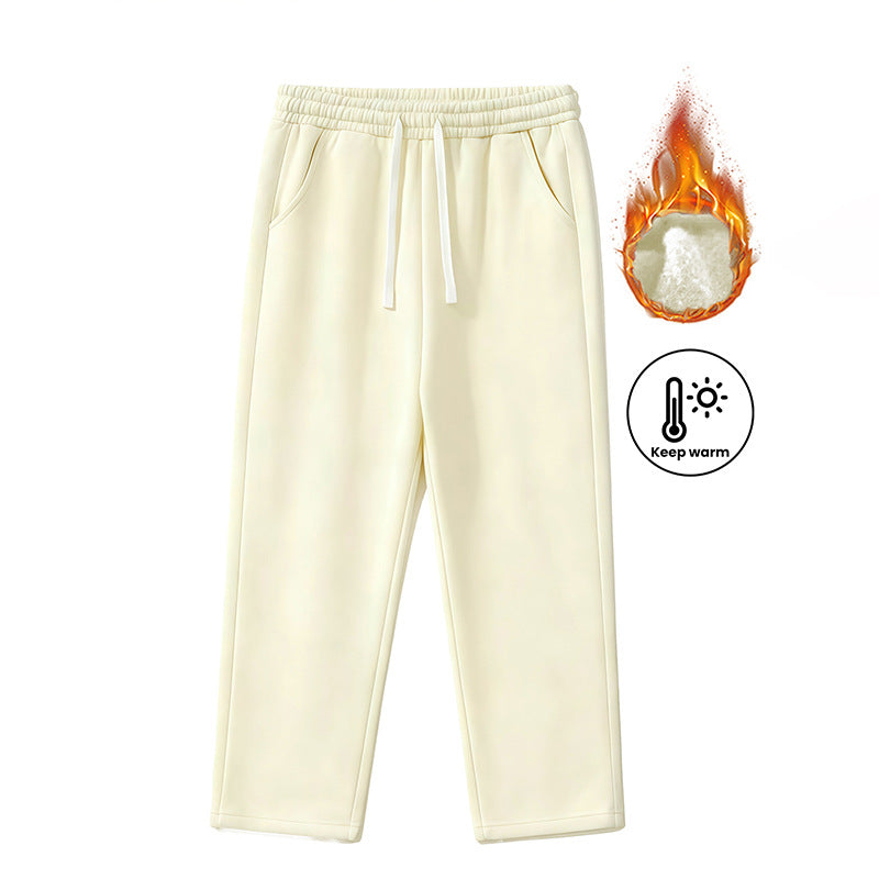 Fleece-Lined Pants Men's Casual Sweatpants