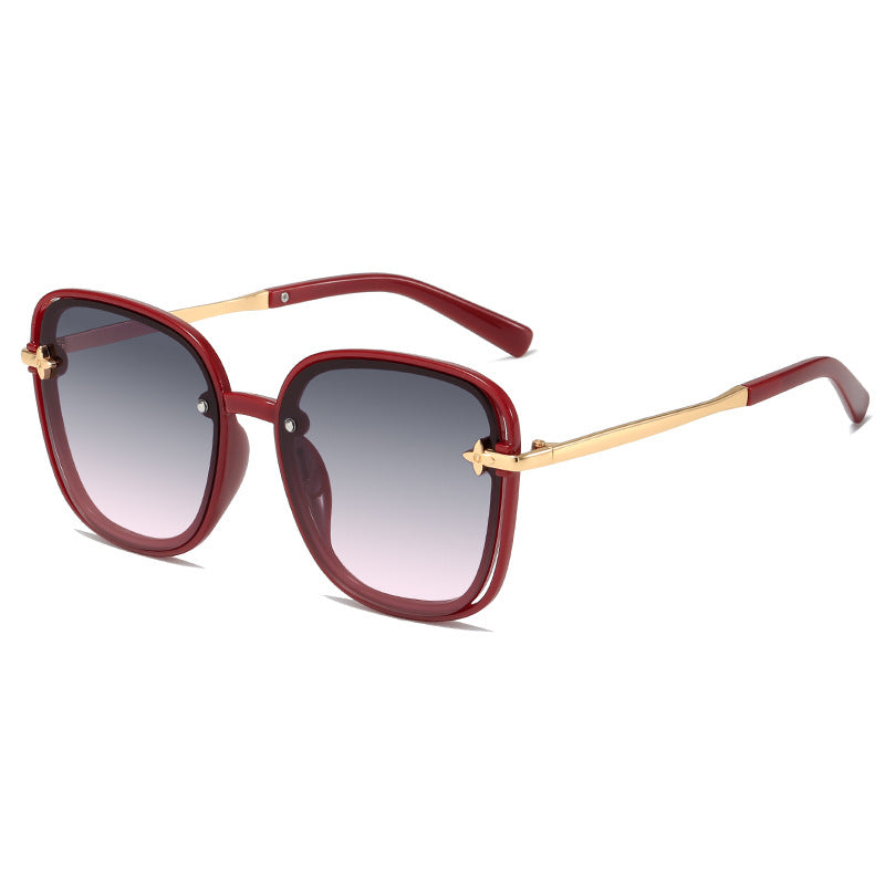 Sun protection retro sunglasses for women