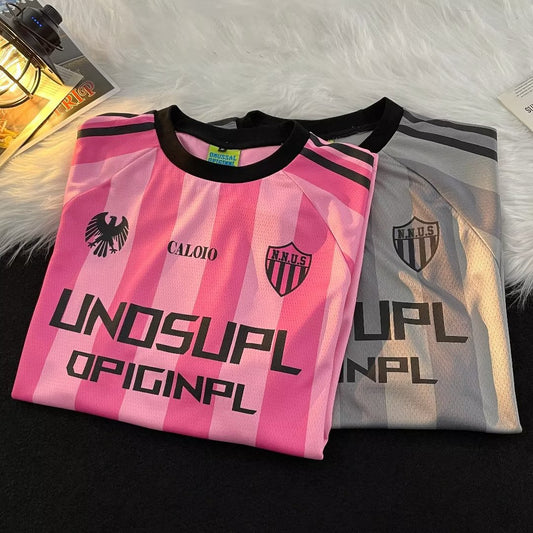 Summer striped short-sleeved T-shirts