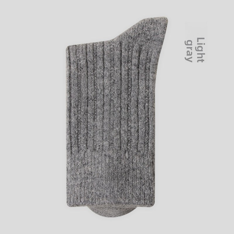 Men's Wool Warm Antibacterial Mid-Tube Socks