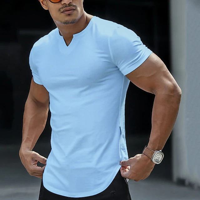 V-neck Men's Casual T-shirt