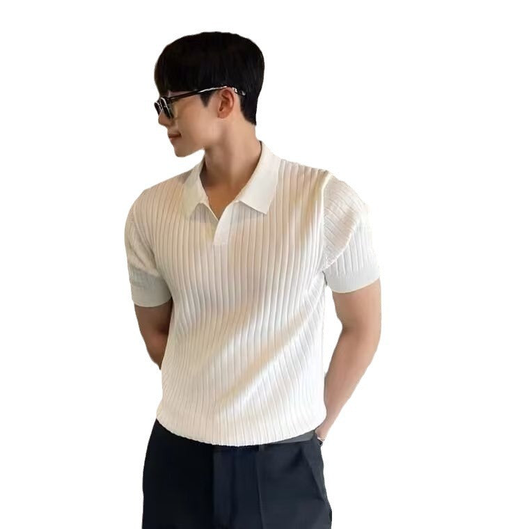 Men's Slim Fit Short Sleeve Polo Shirt