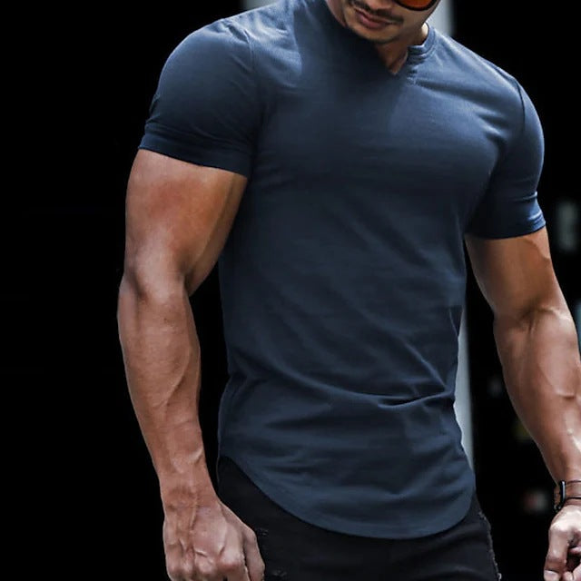 V-neck Men's Casual T-shirt