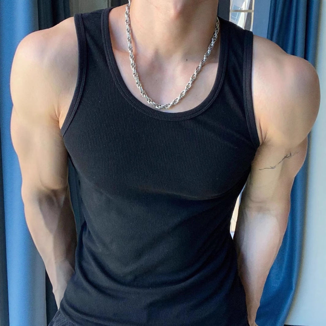 Men's sleeveless style for sports and fitness