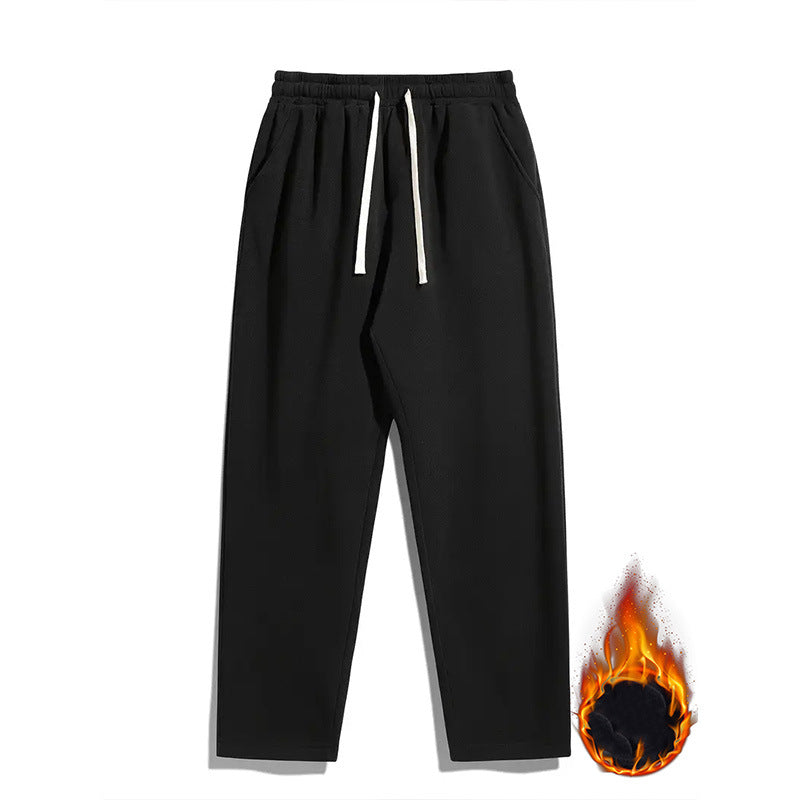 Fleece-Lined Pants Men's Casual Sweatpants