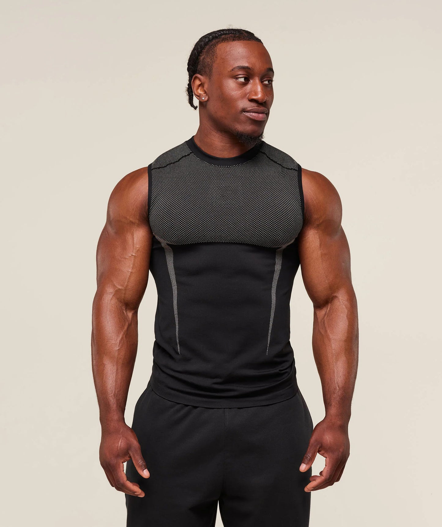 Fitness vest men's shirt casual breathable
