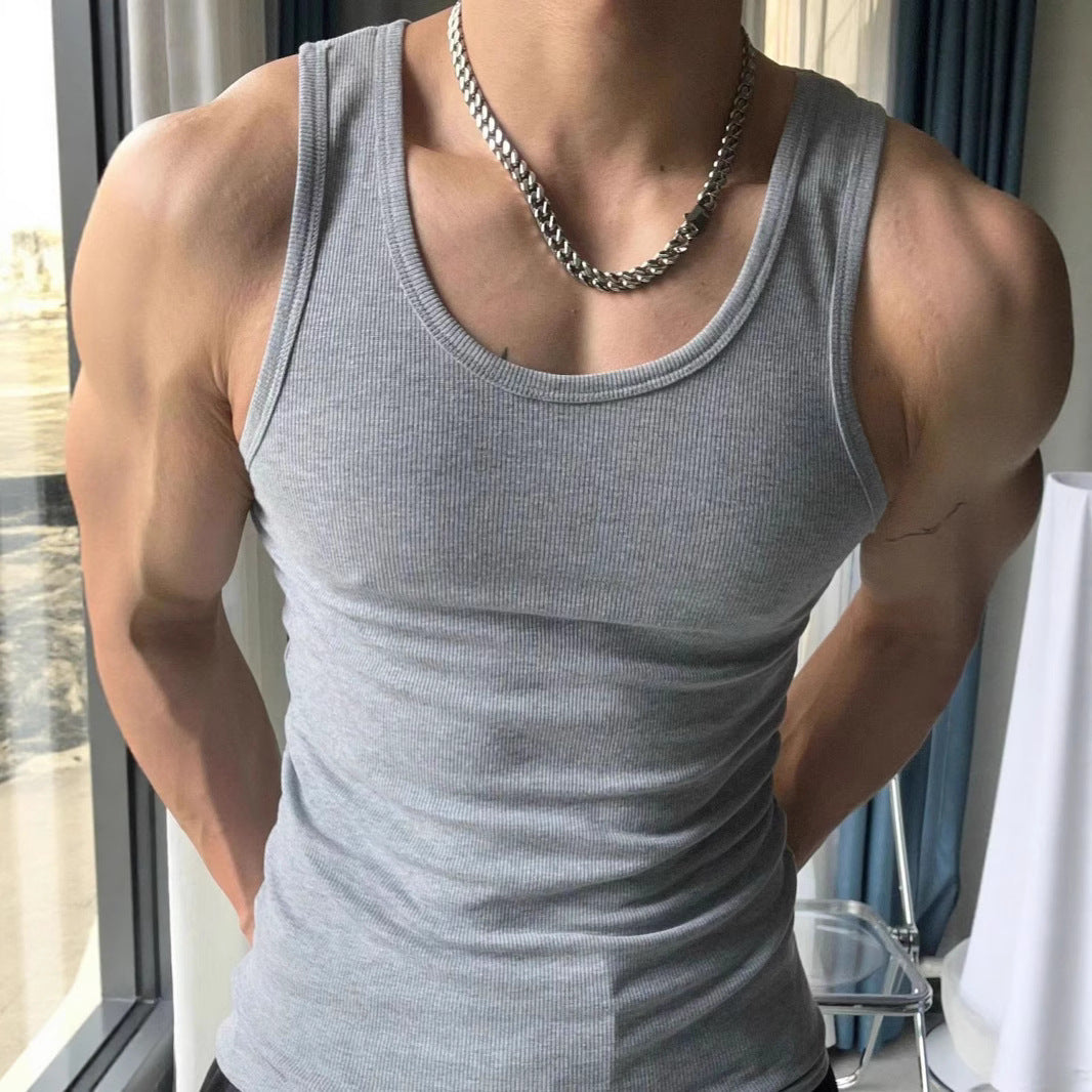 Men's sleeveless style for sports and fitness