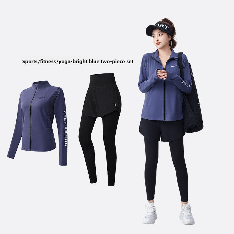 Women's Yoga Fitness Two-Piece Set