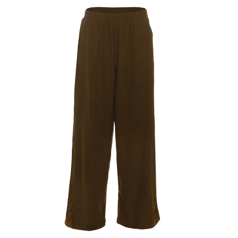 neutral tone straight leg pants