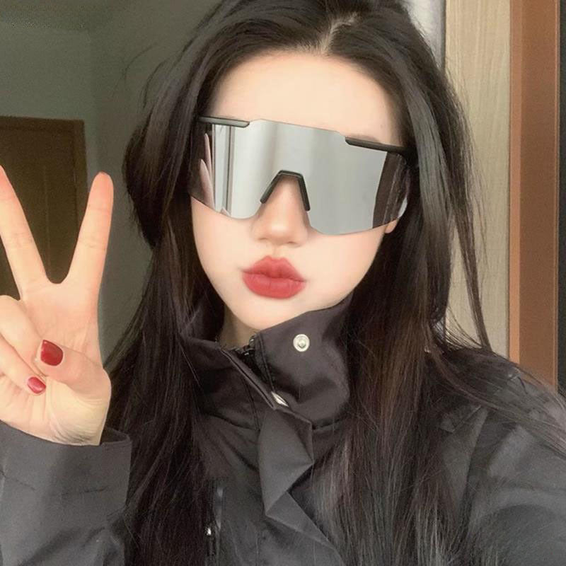 Outdoor UV400 Protection Half-Frame Sunglasses