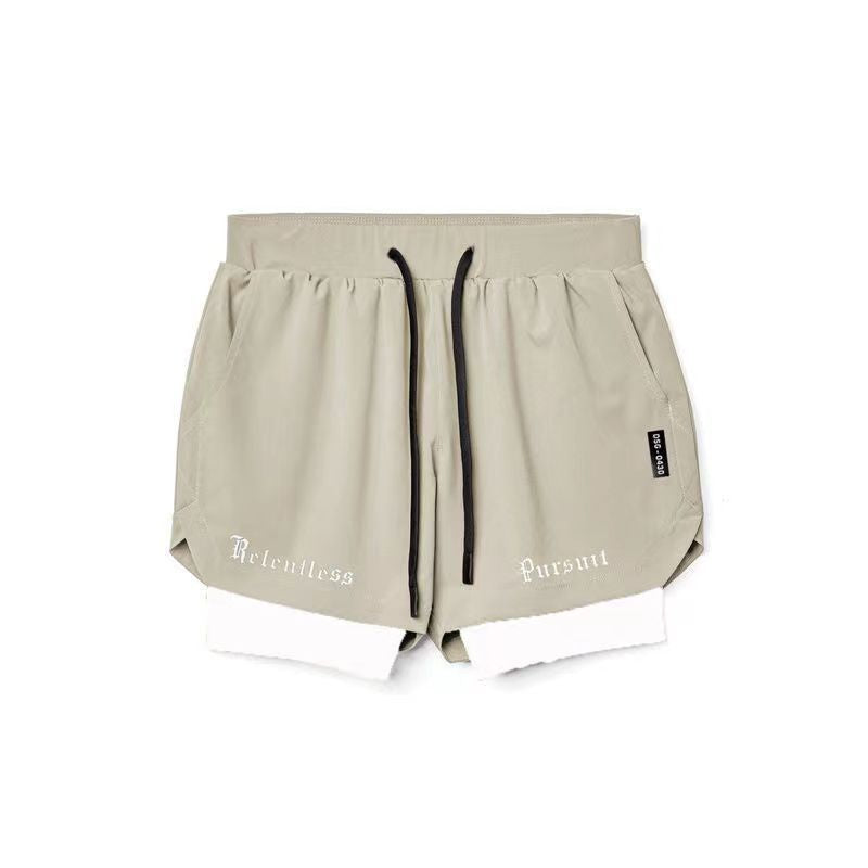 Men's Double-layer Breathable Sports Shorts