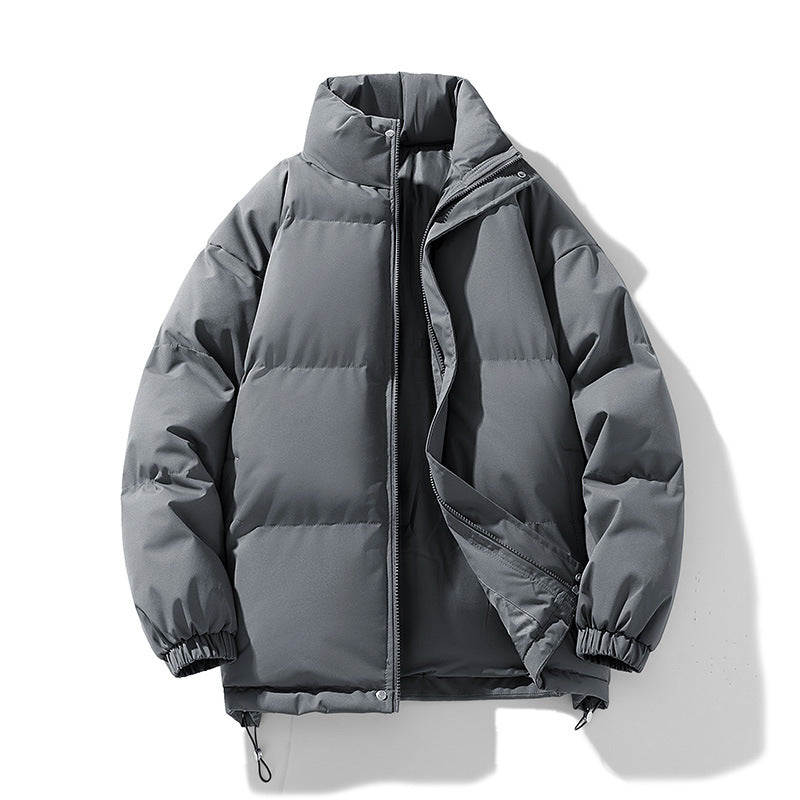 Men's Winter Fleece-Lined Cotton Jacket